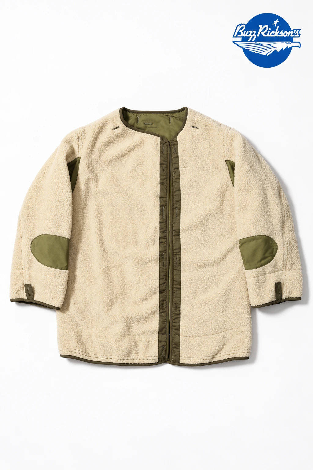M-51 经典外套,BR14681,带蓝色品牌标识的改版设计展示