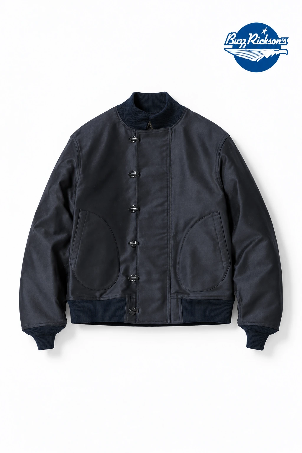 经典外套，BR15585，带蓝色品牌标识的改版设计展示