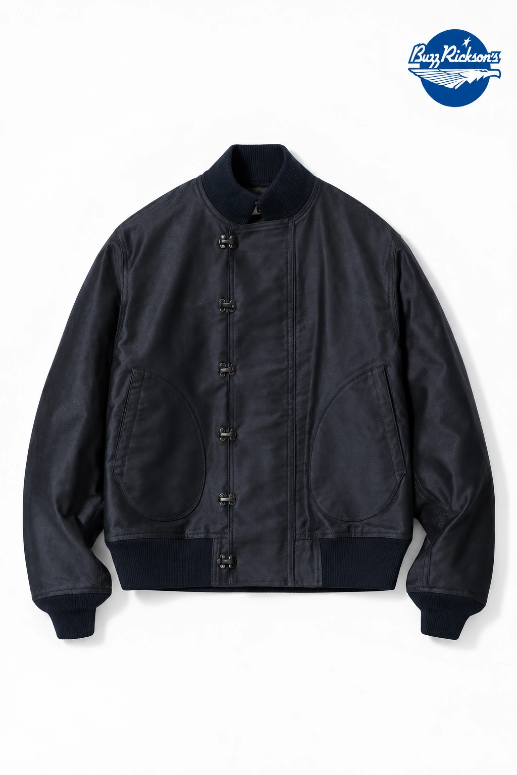 经典外套，BR16026，带蓝色品牌标识的改版设计展示