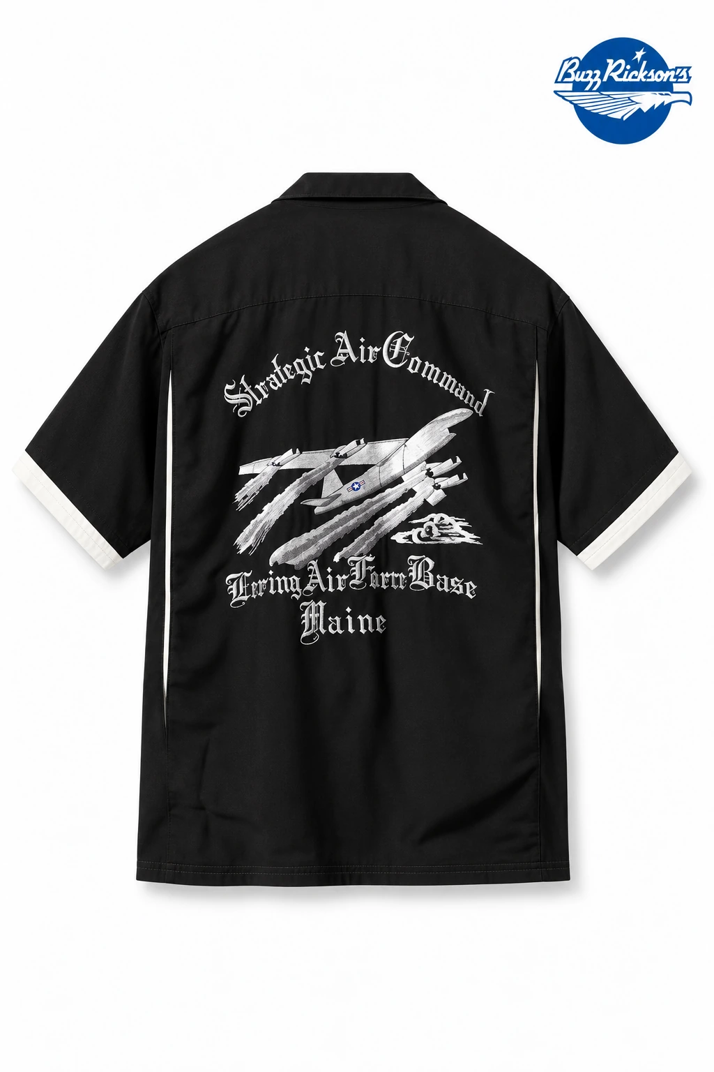 经典衬衫，BR39735，带蓝色品牌标识的改版设计展示