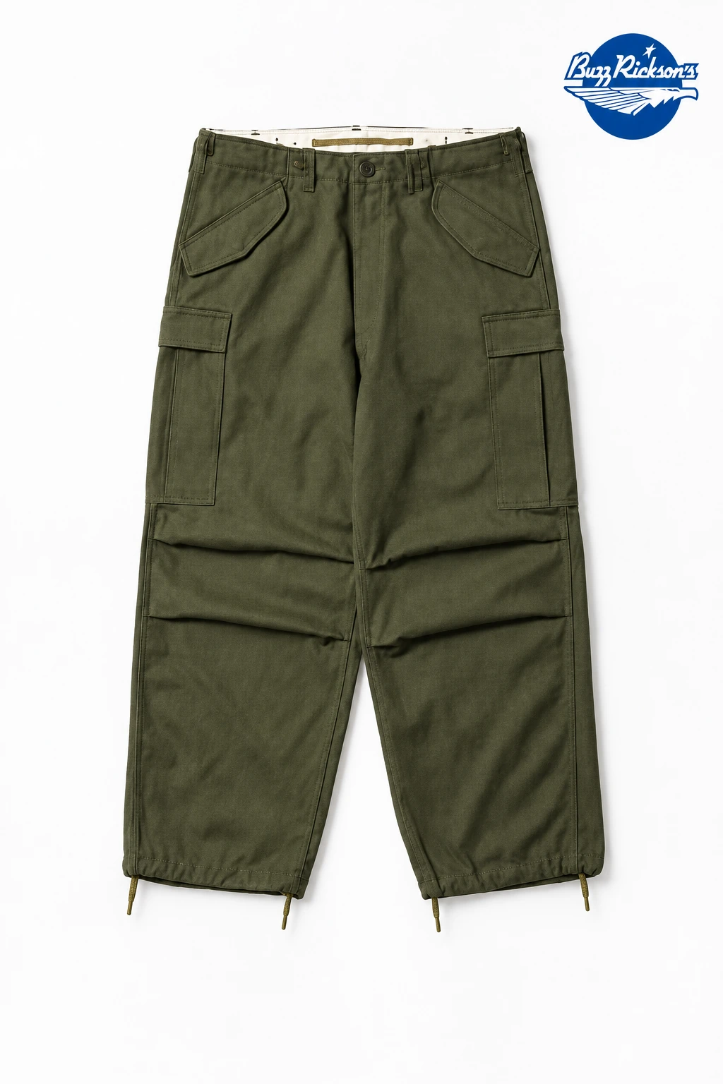 M-51 经典裤装,BR42671,带蓝色品牌标识的改版设计展示